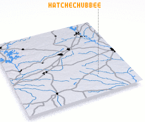 3d view of Hatchechubbee