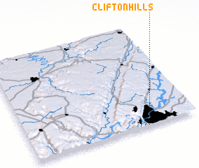 3d view of Clifton Hills