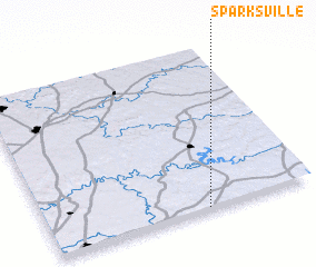 3d view of Sparksville