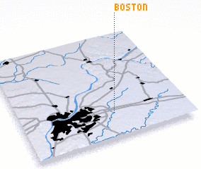 3d view of Boston