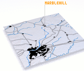 3d view of Marble Hill