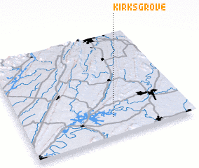 3d view of Kirks Grove