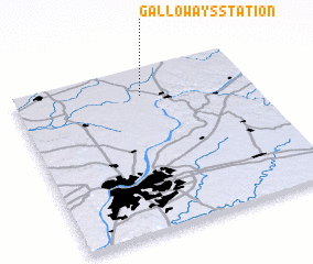 3d view of Galloways Station
