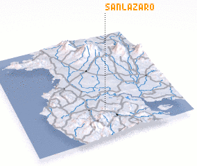 3d view of San Lázaro