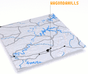 3d view of Wagonda Hills