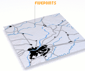 3d view of Five Points