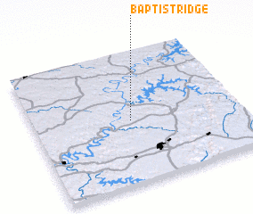 3d view of Baptist Ridge