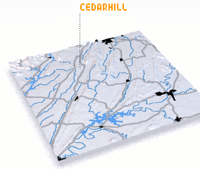 3d view of Cedar Hill