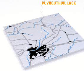 3d view of Plymouth Village