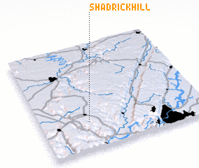 3d view of Shadrick Hill