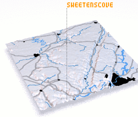 3d view of Sweetens Cove