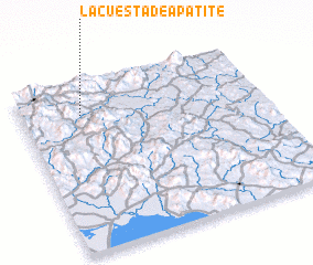 3d view of La Cuesta de Apatite