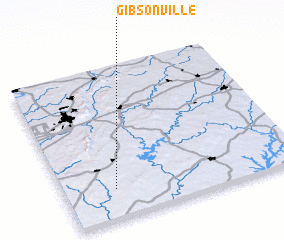 3d view of Gibsonville