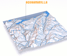 3d view of Agua Amarilla