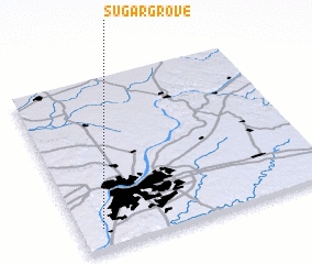 3d view of Sugar Grove