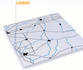 3d view of London