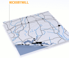 3d view of Hickory Hill