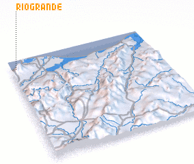 3d view of Río Grande