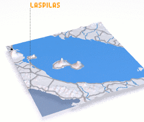 3d view of Las Pilas