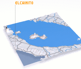 3d view of El Caimito