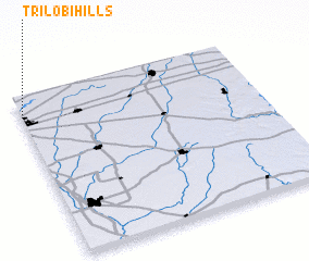 3d view of Trilobi Hills