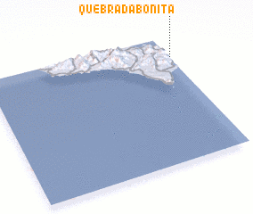 3d view of Quebrada Bonita