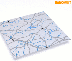 3d view of Harcourt