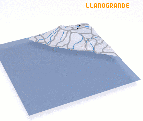 3d view of Llano Grande