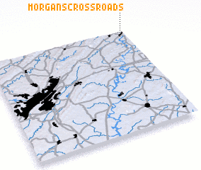 3d view of Morgans Crossroads