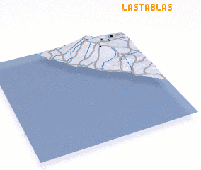 3d view of Las Tablas