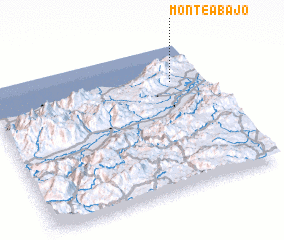 3d view of Monte Abajo