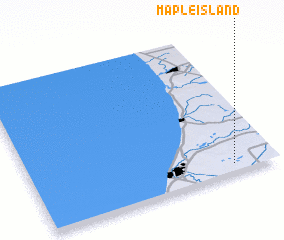 3d view of Maple Island