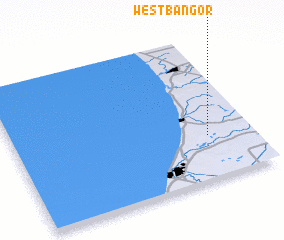 3d view of West Bangor