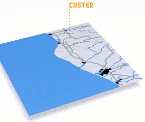 3d view of Custer