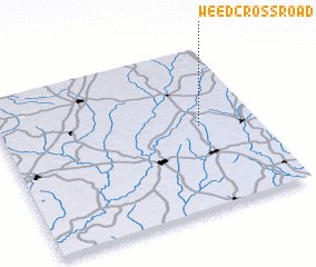 3d view of Weed Crossroad