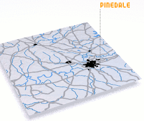 3d view of Pinedale