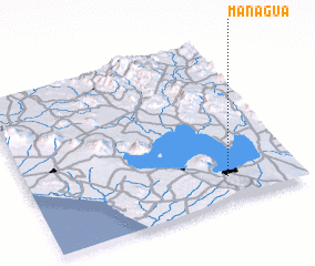 3d view of Managua