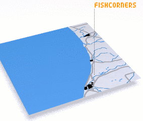 3d view of Fish Corners