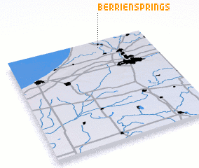 3d view of Berrien Springs