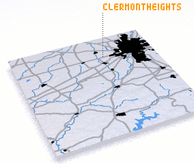 3d view of Clermont Heights