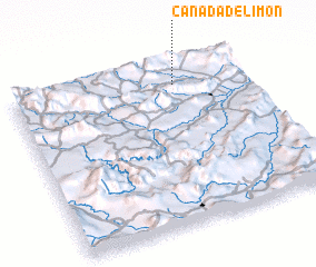 3d view of Cañada de Limón