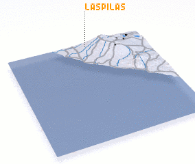 3d view of Las Pilas