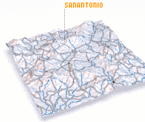 3d view of San Antonio