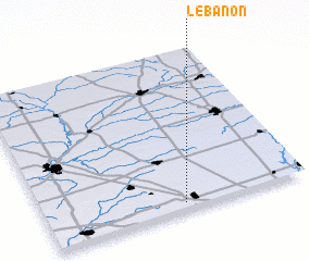 3d view of Lebanon