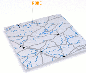 3d view of Rome