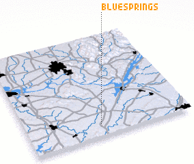 3d view of Blue Springs