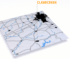 3d view of Clear Creek