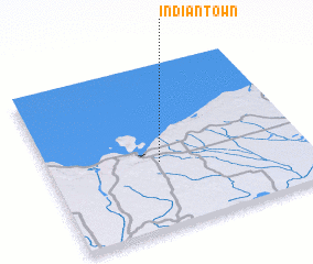 3d view of Indian Town