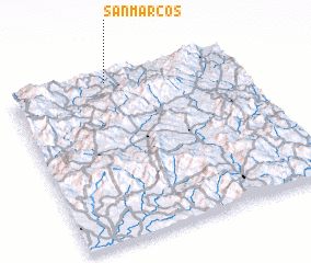 3d view of San Marcos