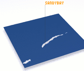 3d view of Sandy Bay